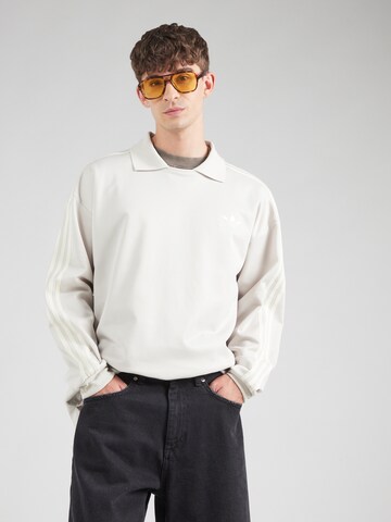 ADIDAS ORIGINALS - Camisa 'Rugby' em bege: frente
