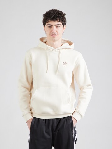 ADIDAS ORIGINALS Sweatshirt 'Essentials' i vit: framsida