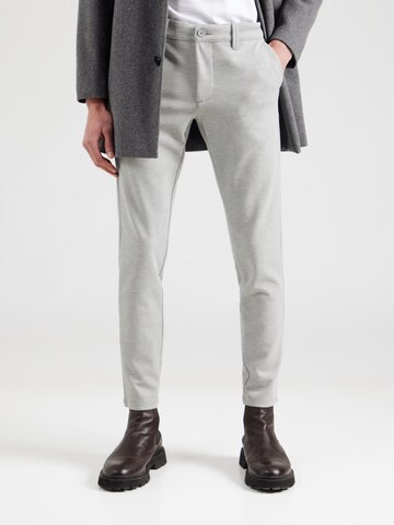 Only & Sons Слим Брюки-чинос 'ONSMARK' в Серый: спереди