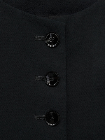 MANGO Suit Vest 'GRETA' in Black