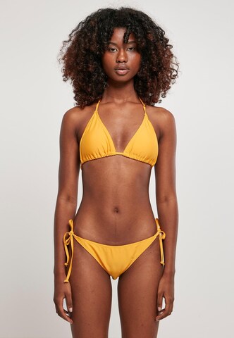 Urban Classics Triangle Bikini in Orange: front