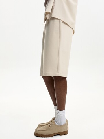 Loosefit Pantalon Bershka en beige