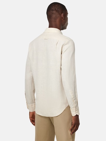 Boggi Milano Regular Fit Hemd in Beige