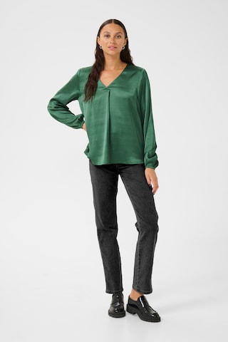 Camicia da donna 'KA Lana' di Kaffe in verde: frontale