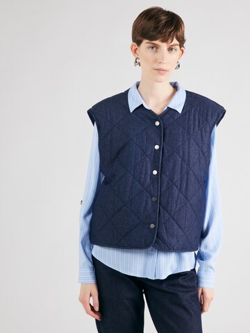MSCH COPENHAGEN Vest 'Meika Lysandra' in Blue: front