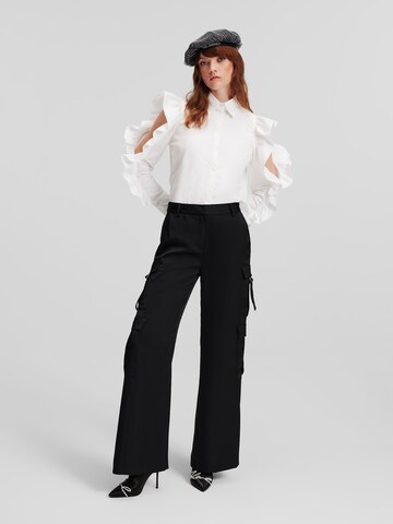 Karl Lagerfeld Regular Cargo trousers in Black