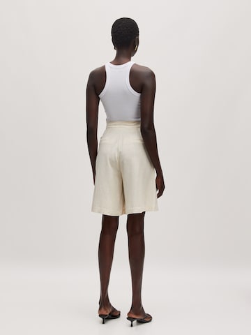 EDITED Regular Broek 'Amy' in Beige
