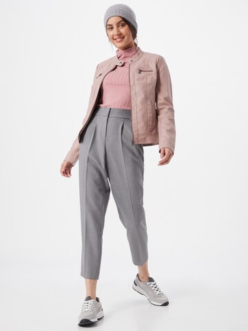 ONLY Kunstlederjacke in Pink