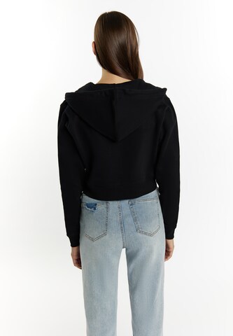 MYMO Zip-Up Hoodie 'Biany' in Black