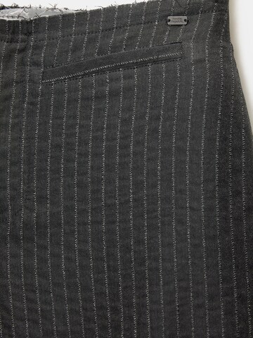 Wide Leg Pantalon Pull&Bear en gris