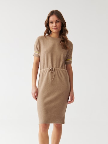 TATUUM Strickkleid 'PAM' in Beige: Vorderseite