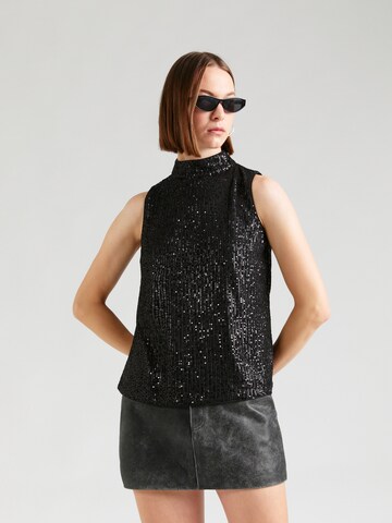 COMMA Bluse in Schwarz: Vorderseite