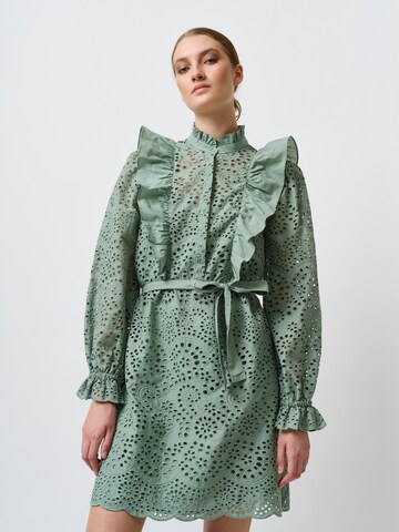 Robe-chemise 'Sienna Kandra' BRUUNS BAZAAR en vert : devant
