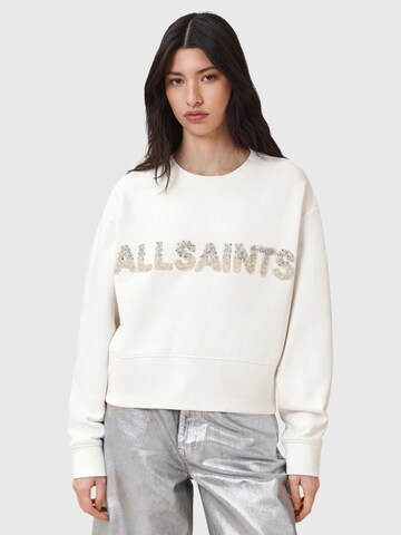 AllSaints Mikina 'PEARL SEPARO' – bílá: přední strana
