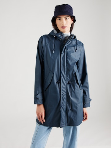 Manteau fonctionnel 'Travel Friese' Derbe en bleu : devant