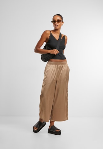 Urban Classics Wide leg Broek in Grijs