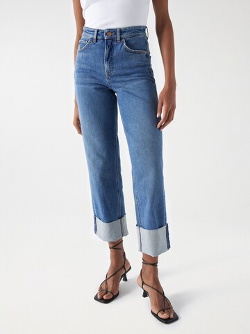 Salsa Jeans Regular Jeans 'Faith' in Blauw: voorkant