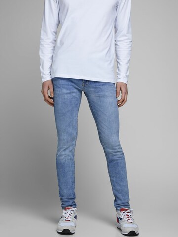 JACK & JONES Skinny Jeans 'JJILiam JJOriginal' in Blue: front