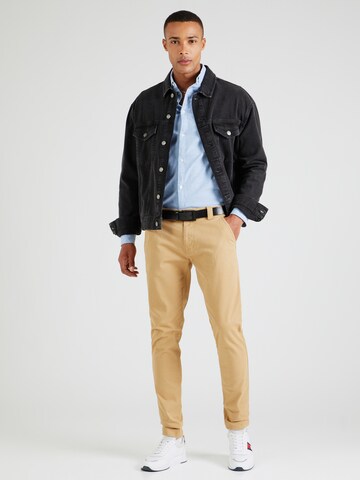 Coupe slim Chemise Tommy Jeans en bleu