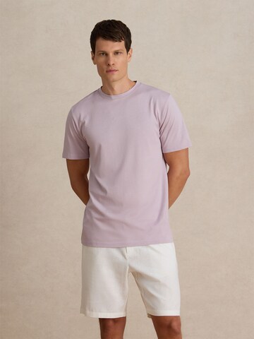 DAN FOX APPAREL Regular Fit T-Shirt 'Piet' in Lila: Vorderseite