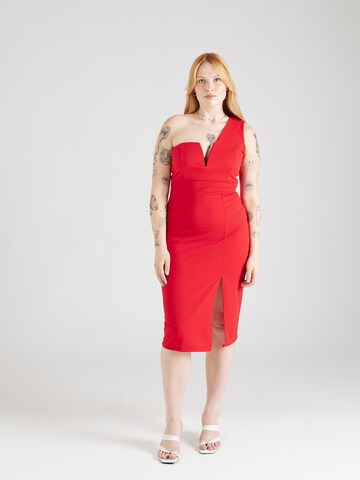 Abito da cocktail 'GIGI' di WAL G. in rosso: frontale