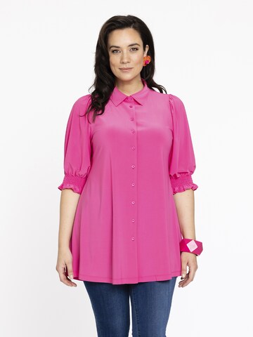 YOEK Bluse in Pink: Vorderseite