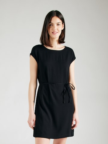 Robe d’été mazine en noir : devant