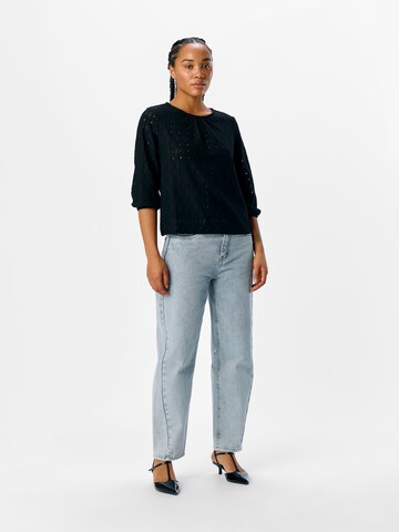 Camicia da donna 'OBJLaila' di OBJECT in nero