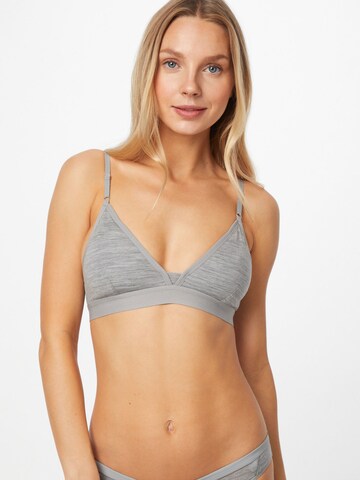 Triangolo Reggiseno 'Siren' di ICEBREAKER in grigio: frontale