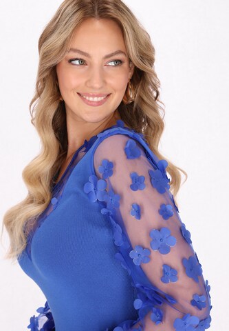 faina - Vestido de cocktail em azul
