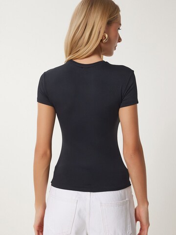 T-shirt Happiness İstanbul en noir