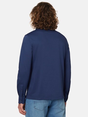 Boggi Milano Regular fit Μπλουζάκι σε μπλε