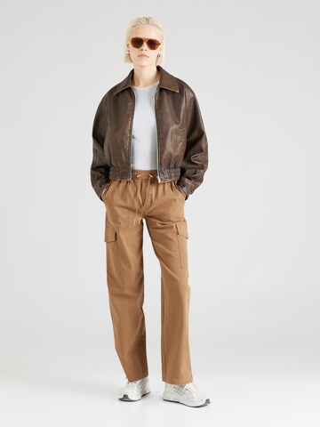 ONLY Regular Cargo Pants 'MAREE' in Brown