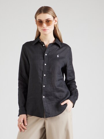 Polo Ralph Lauren - Blusa 'CLASSIC' en negro: frente