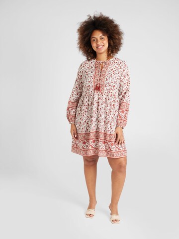 Vero Moda Curve Tuniek 'VMMILAN' in Wit: voorkant