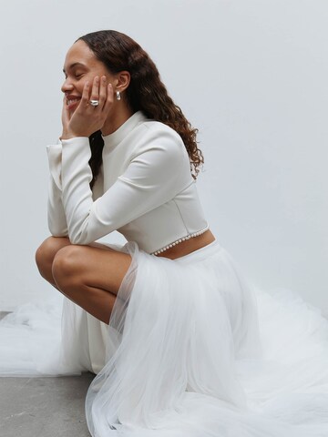 Gonna di Fleur by Kaviar Gauche in bianco
