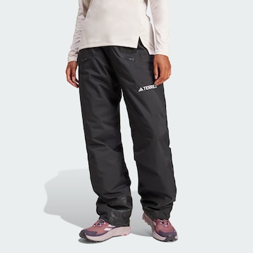 ADIDAS TERREX Regular Funktionshose 'Terrex Multi' in Schwarz: Vorderseite