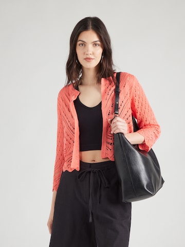 Cardigan 'JDYSun' JDY en rouge : devant