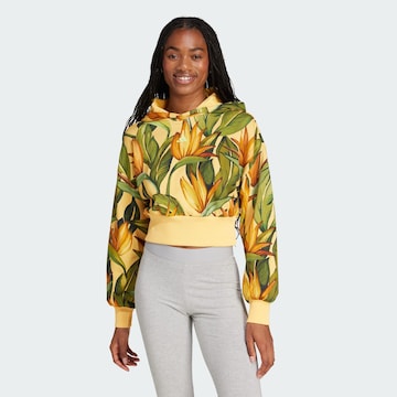 Sweat de sport 'Adidas x Farm Rio' ADIDAS SPORTSWEAR en jaune : devant