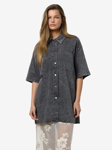 Noisy may Shirt Dress 'NMOREGON' in Black: front