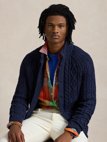 Vestes en maille Polo Ralph Lauren en bleu : devant