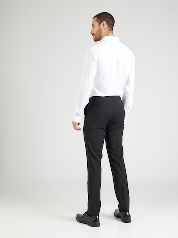 HUGO - regular Pantalón de pinzas 'Hesten' en negro